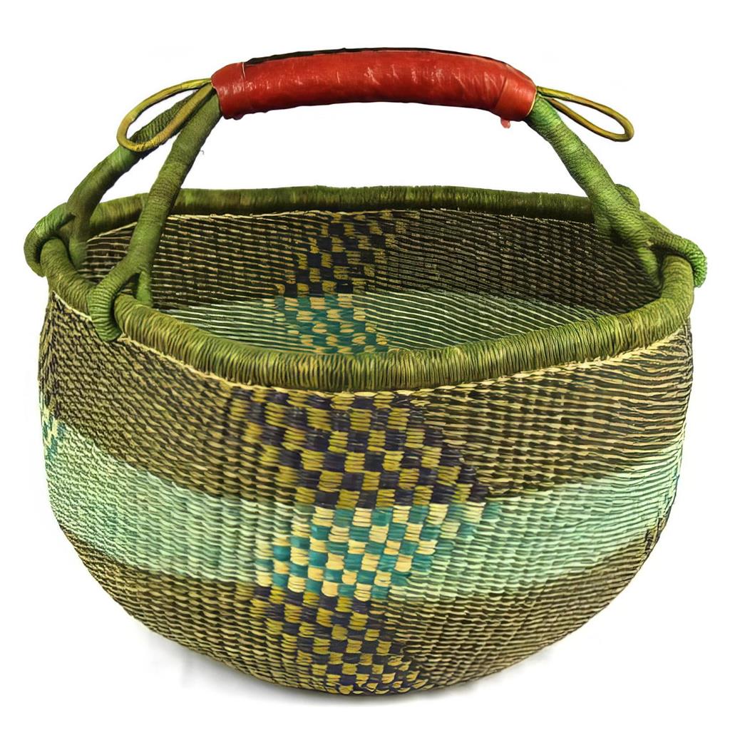 Bolga Market Basket, Large - Mixed Colors